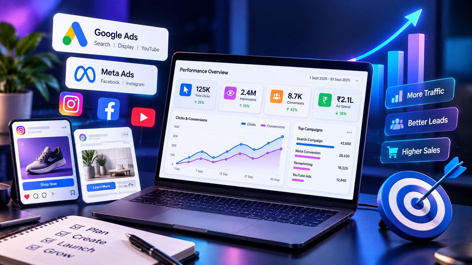 Performance marketing campaign analytics