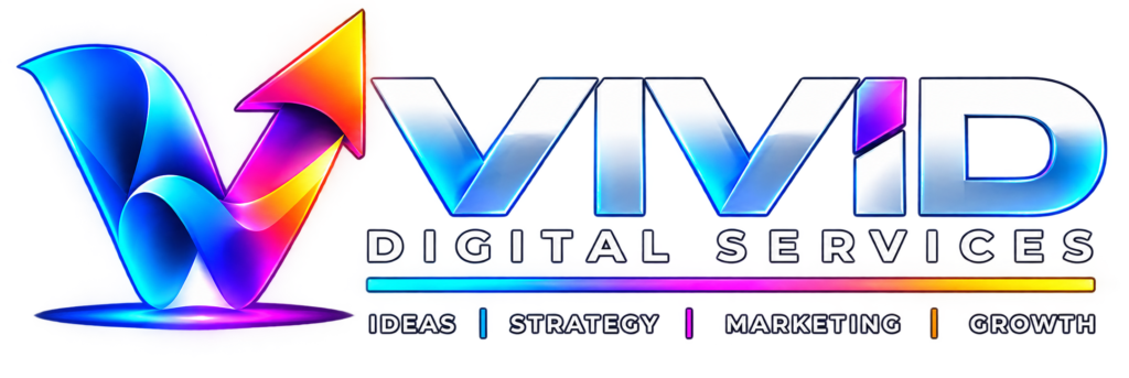Vivid Digital Services Neon Logo